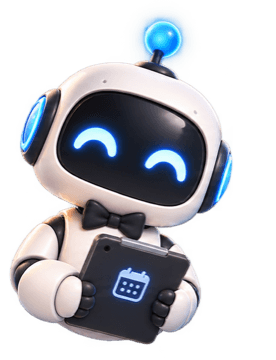 Nix, a friendly robot with a bow tie