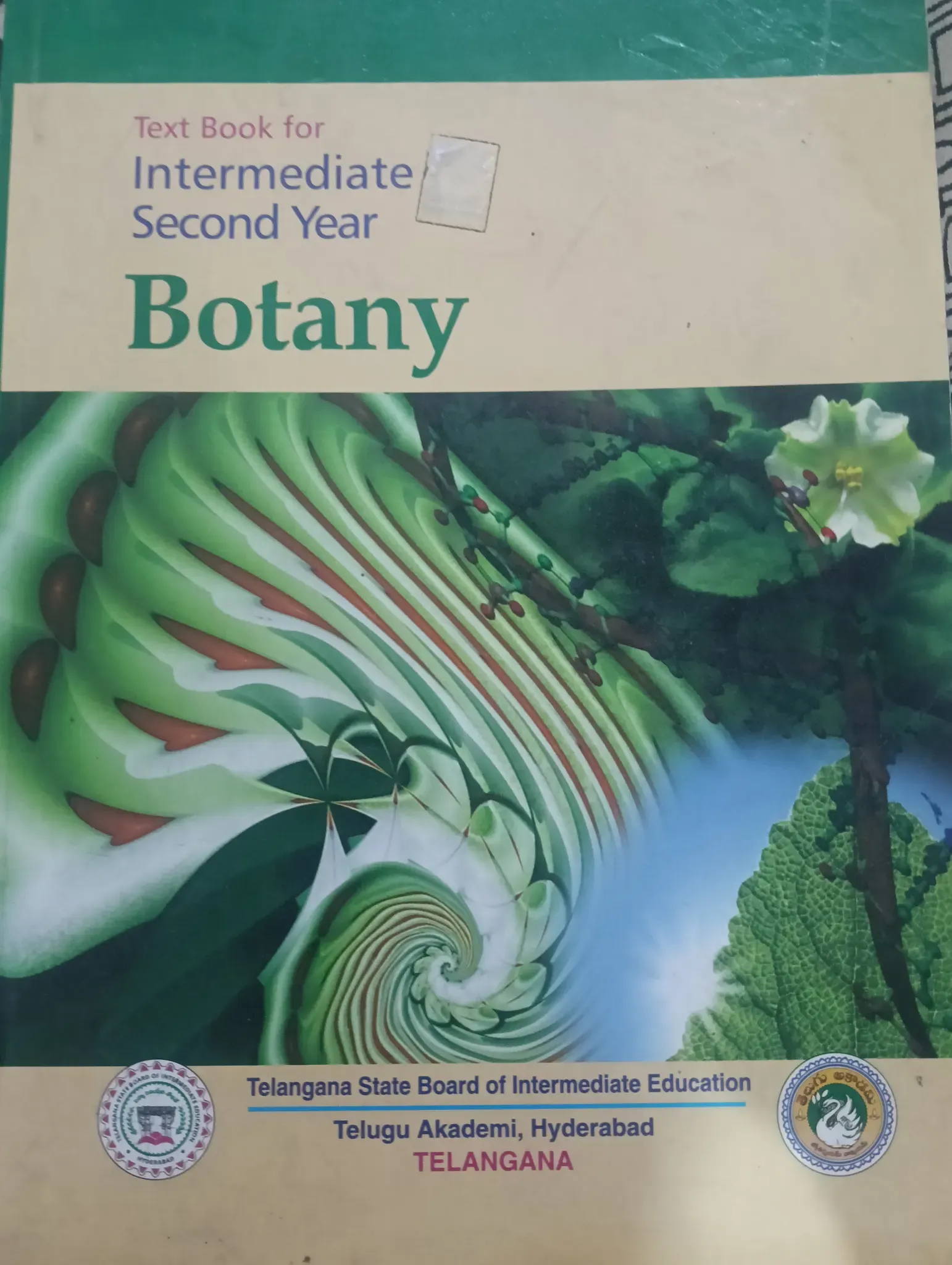 Text book for intermediate second year Botany
